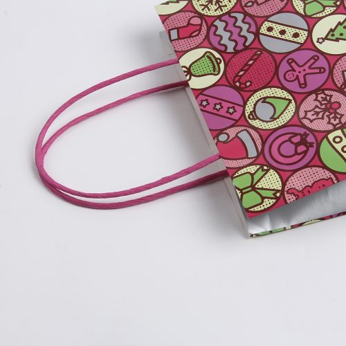 Custom color shopping paper bag