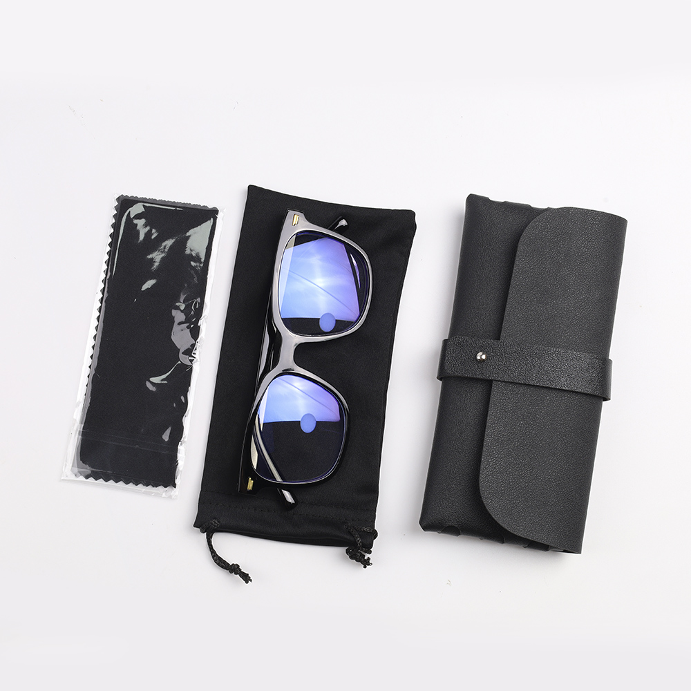 Custom black glasses packaging