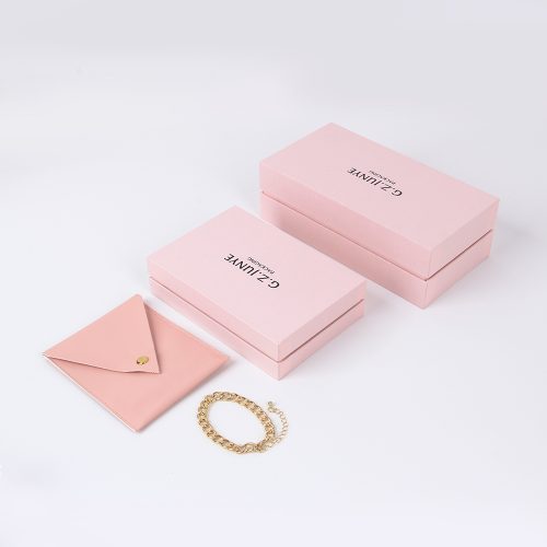 What are the components of a jewelry packaging set?