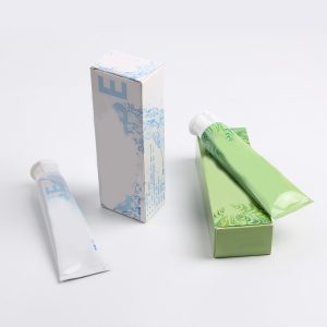 Tuck paper box more suitable for cosmetics than hardcover boxes.