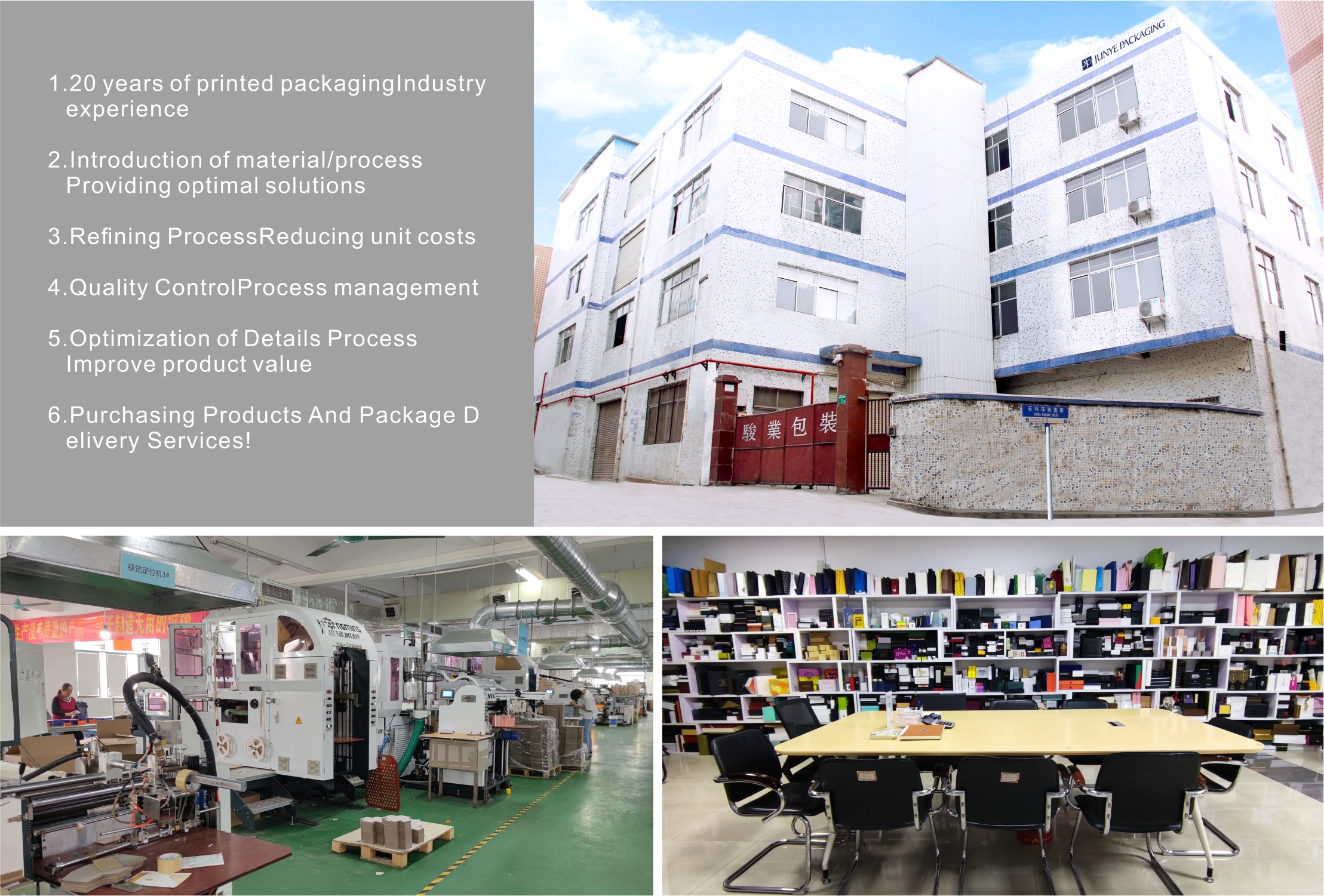 Six advantages of Junye Packaging as a custom box manufacturer