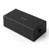 Custom black long drawer jewelry box, 9 x 5 x 3 cm rigid drawer box in matte black specialty paper